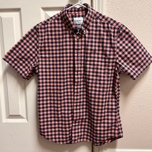 Goodfellow (Target brand), medium size, coral and navy blue.